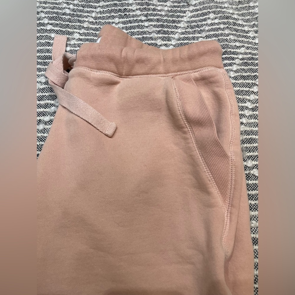 POPPY & PEONIES | Pastel blush Pink Joggers SweatPants Size S/M - Picture 4 of 12